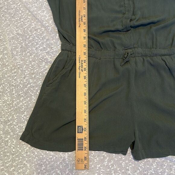 REVOLVE L*SPACE Daylight Shorts Romper Olive Green LARGE - Picture 9 of 16